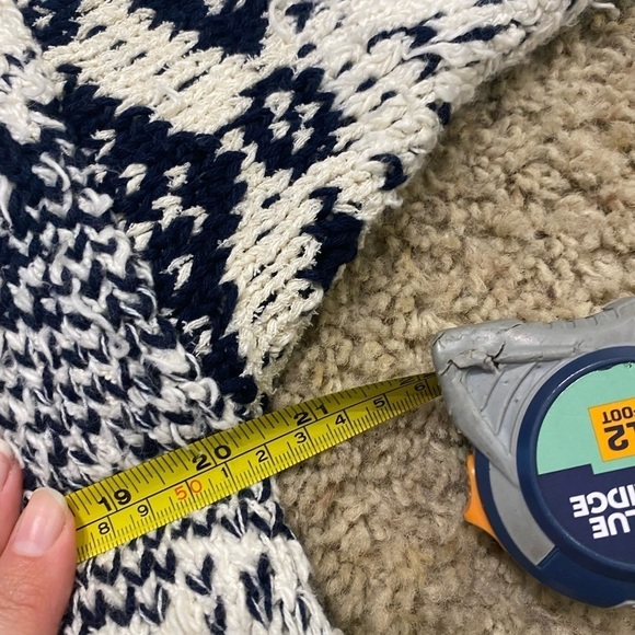 Free People Women’s Midnight Beach Pullover Sweater Blue Size XS Wide Sleeve - Picture 4 of 8